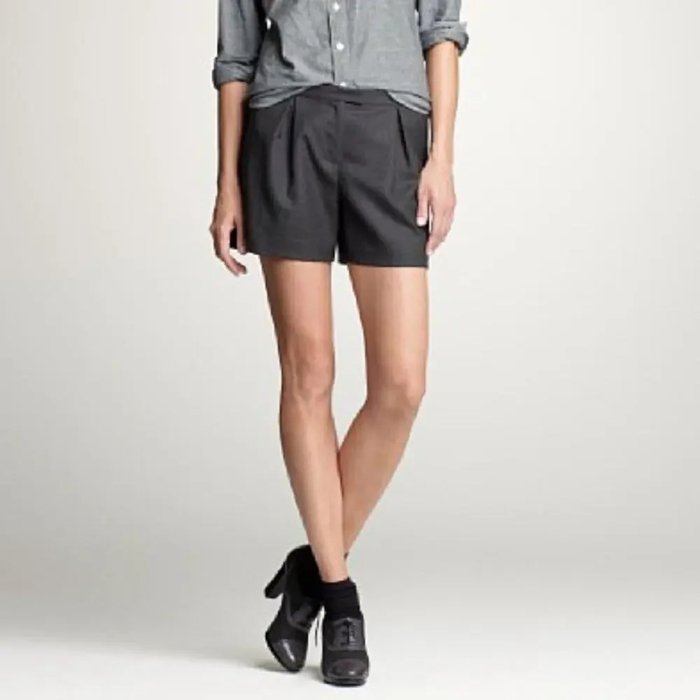J. Crew Solid Black Stretchy Opaque Tight Anklets Ankle Socks Womens NWOT